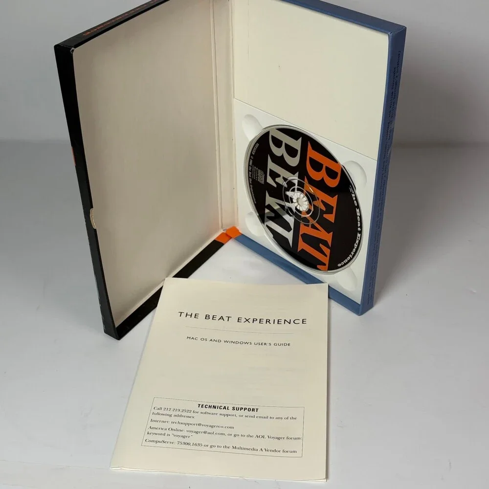 The Beat Experience CD-ROM for Mac & Windows 1999 Multimedia Anthology Voyager